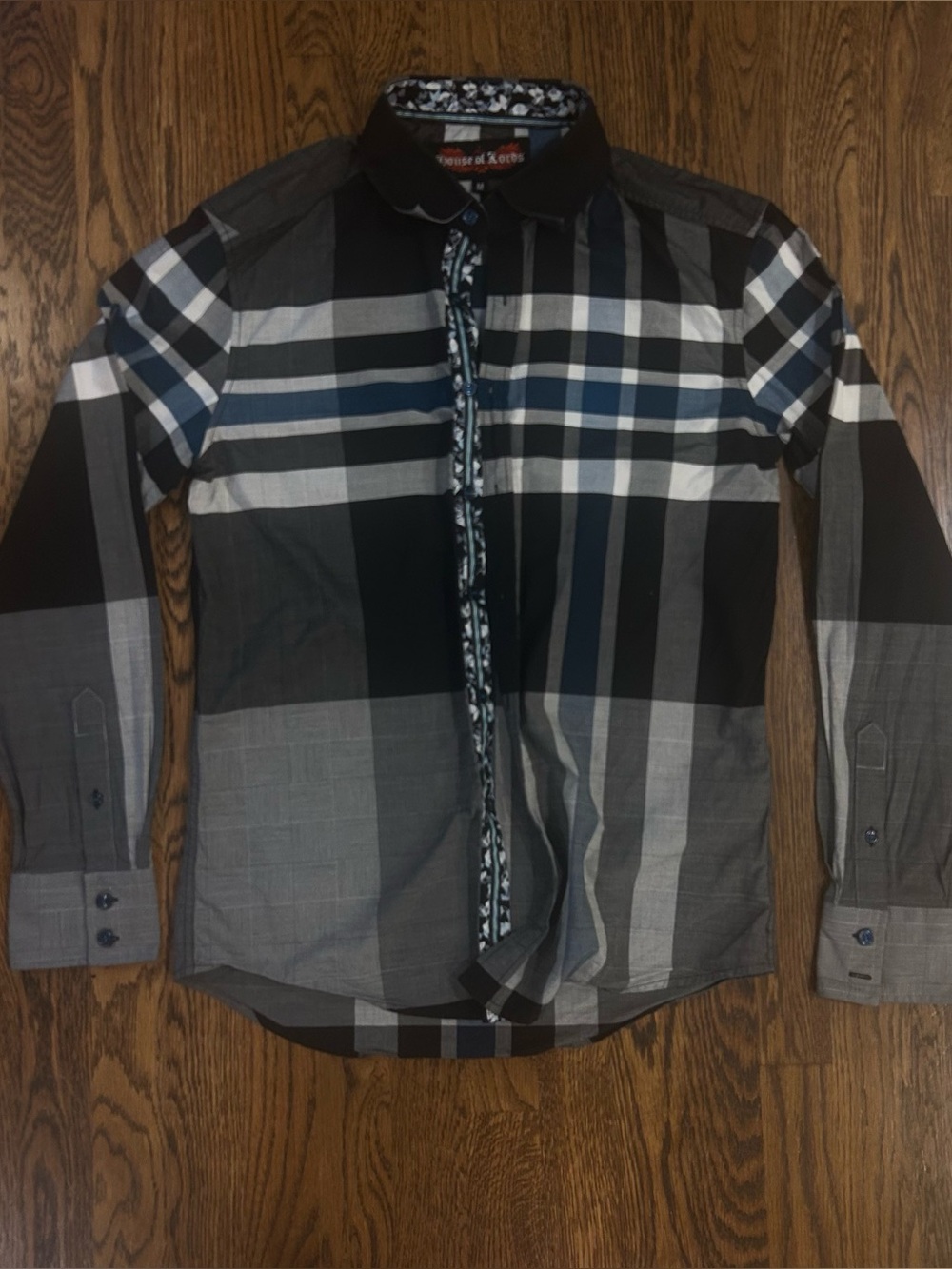 House Of Lords Mixed Media Button Down